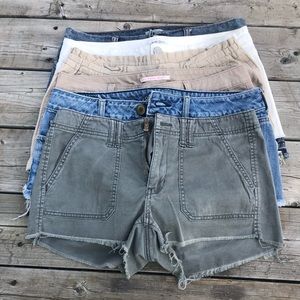 AE, VS and Old Navy shorts/skirt.